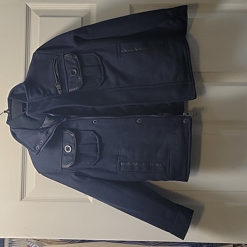 Boys jacket. Size 7. Navy blue